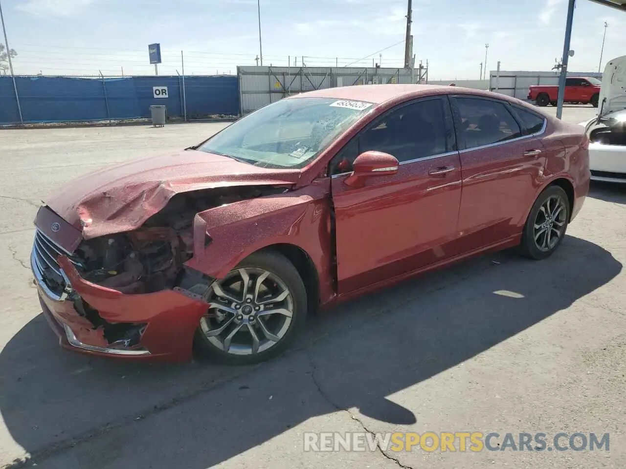 1 fotografías del automóvil dañado 3FA6P0CD5LR195737 FORD FUSION 2020