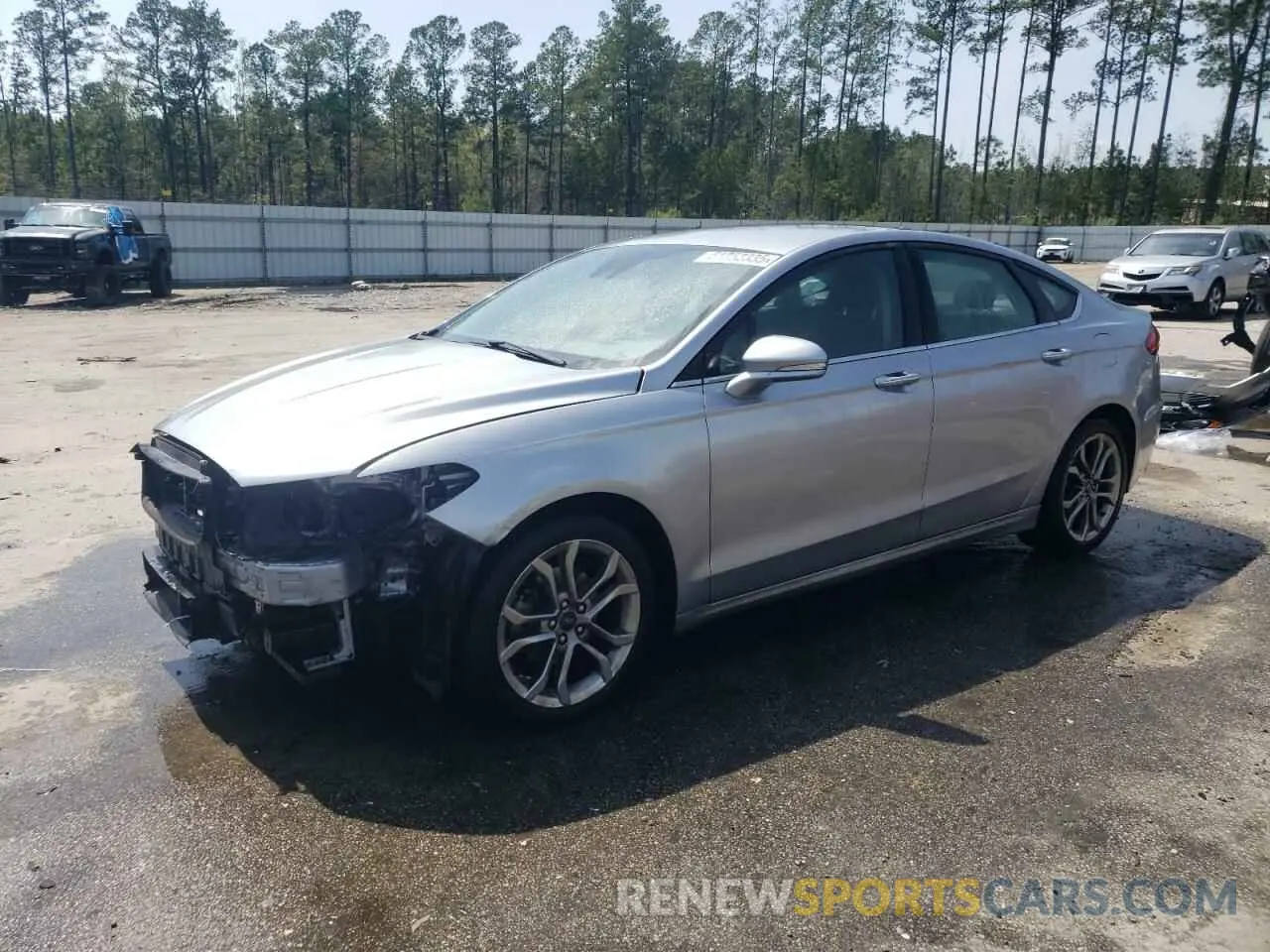 1 fotografías del automóvil dañado 3FA6P0CD5LR206610 FORD FUSION 2020