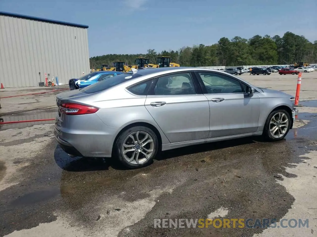 3 fotografías del automóvil dañado 3FA6P0CD5LR206610 FORD FUSION 2020