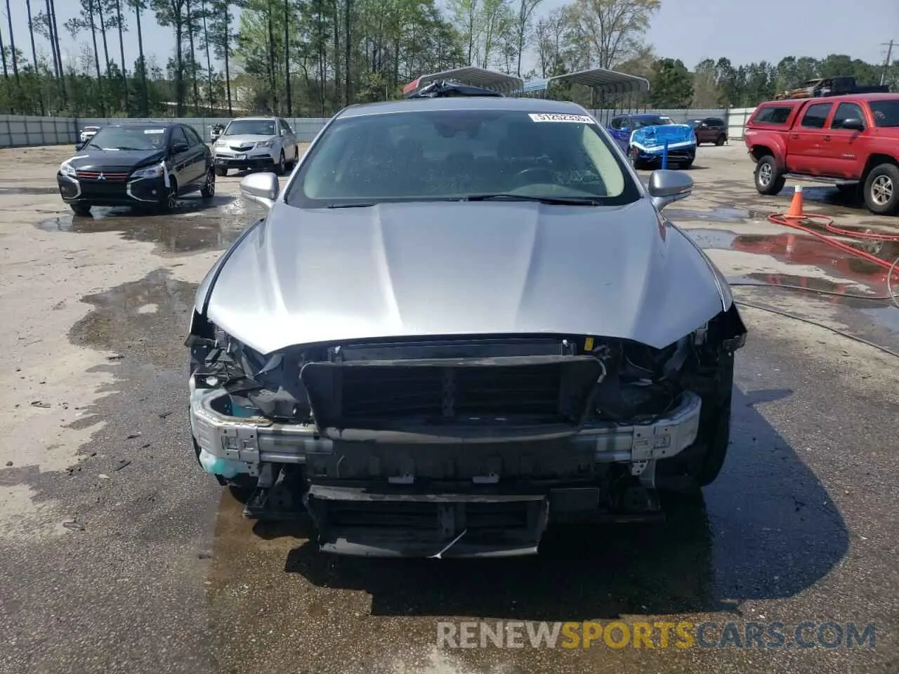 5 fotografías del automóvil dañado 3FA6P0CD5LR206610 FORD FUSION 2020