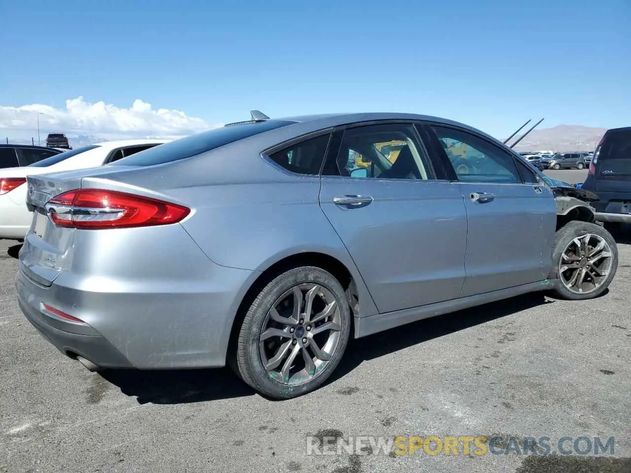 3 fotografías del automóvil dañado 3FA6P0CD6LR130198 FORD FUSION 2020
