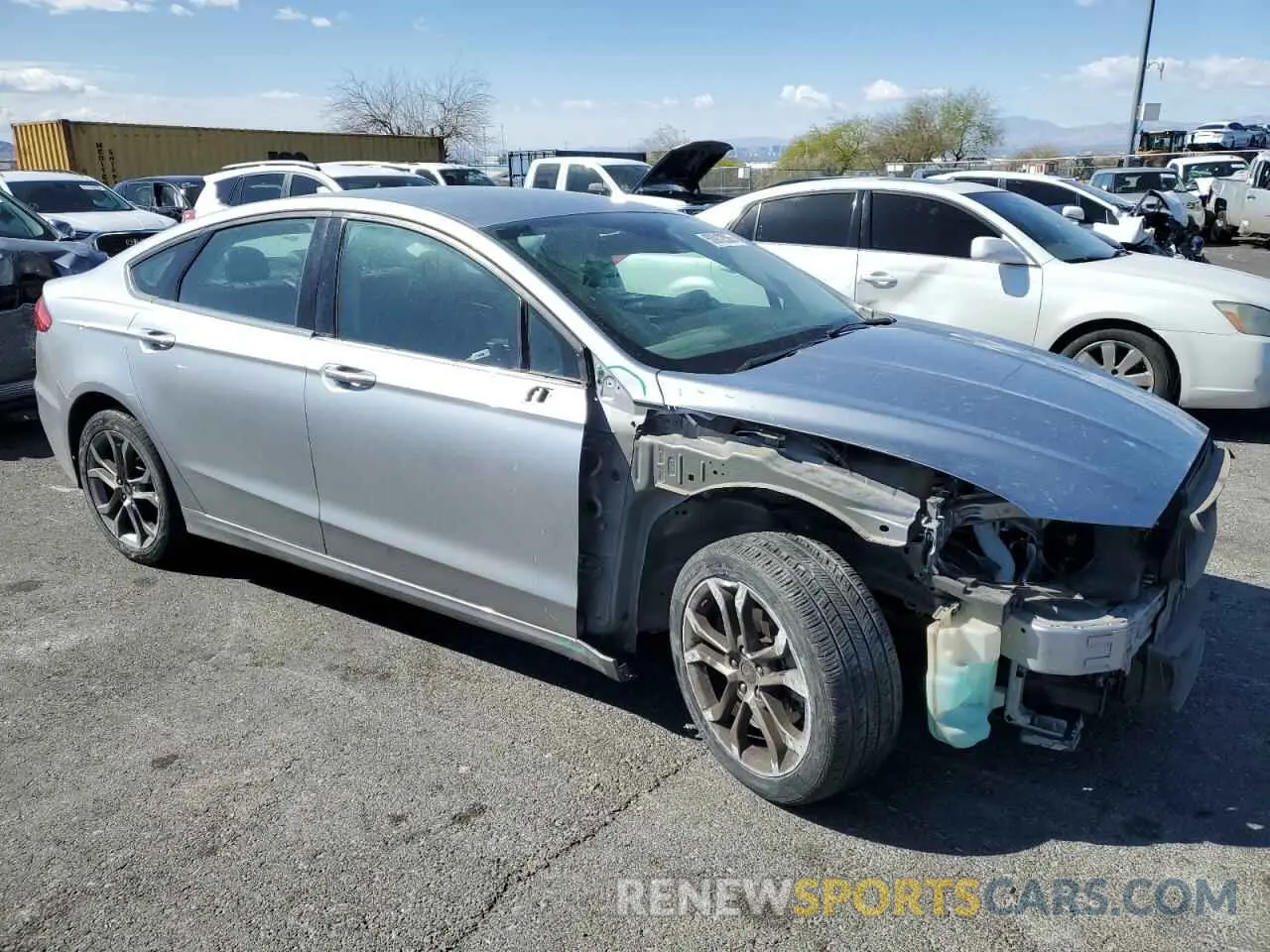 4 fotografías del automóvil dañado 3FA6P0CD6LR130198 FORD FUSION 2020