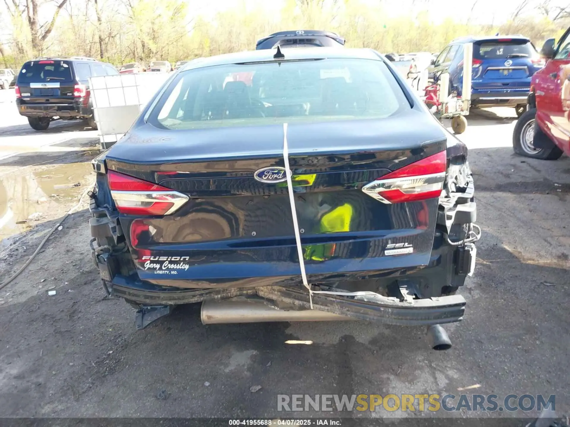 17 fotografías del automóvil dañado 3FA6P0CD6LR198985 FORD FUSION 2020