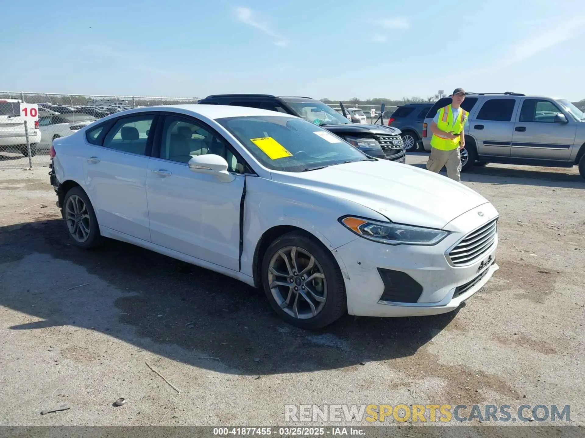 1 fotografías del automóvil dañado 3FA6P0CD6LR205434 FORD FUSION 2020