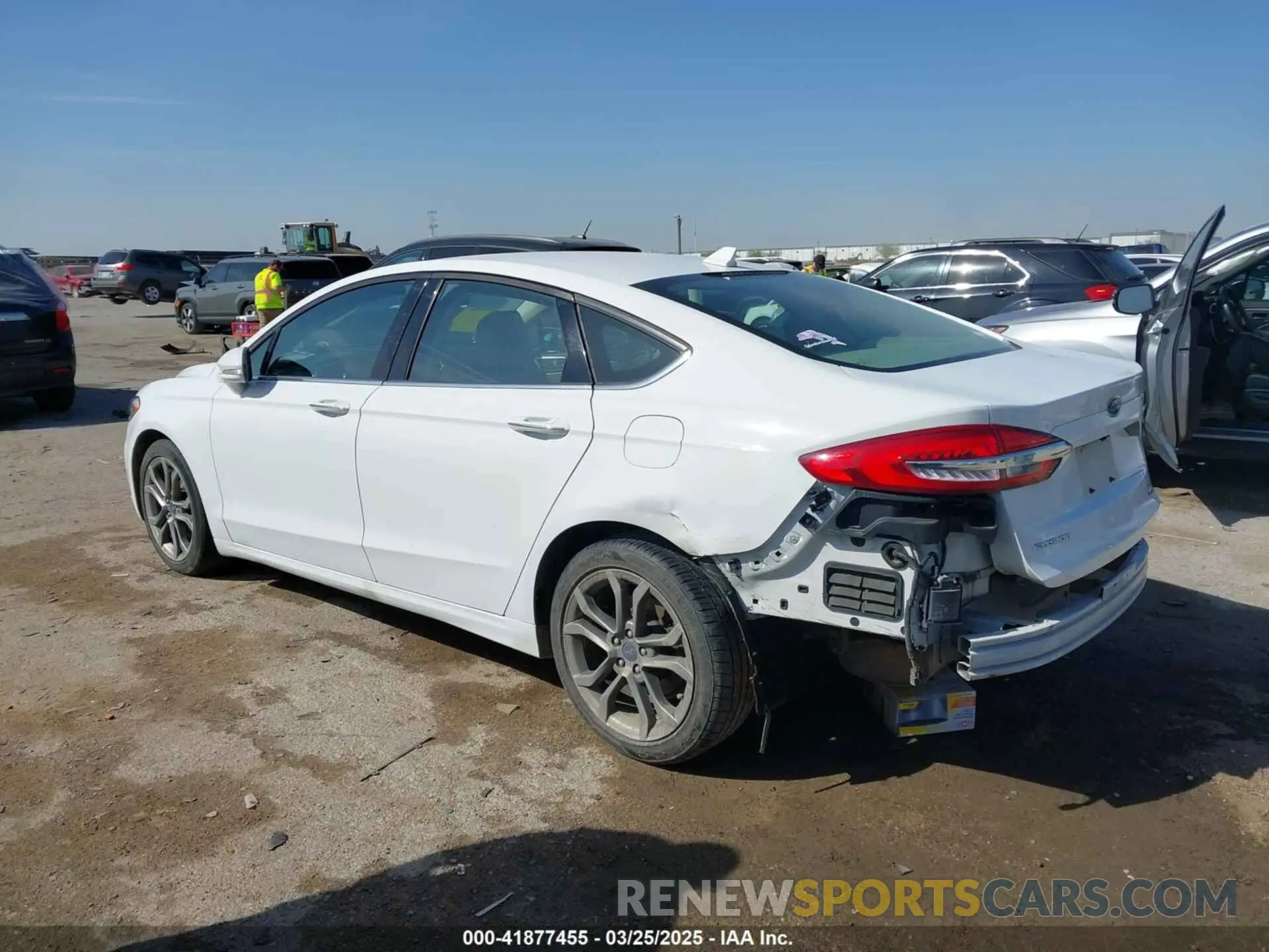 3 fotografías del automóvil dañado 3FA6P0CD6LR205434 FORD FUSION 2020