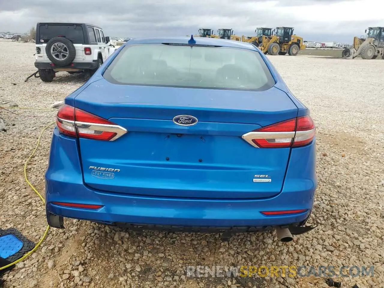 6 fotografías del automóvil dañado 3FA6P0CD7LR136754 FORD FUSION 2020