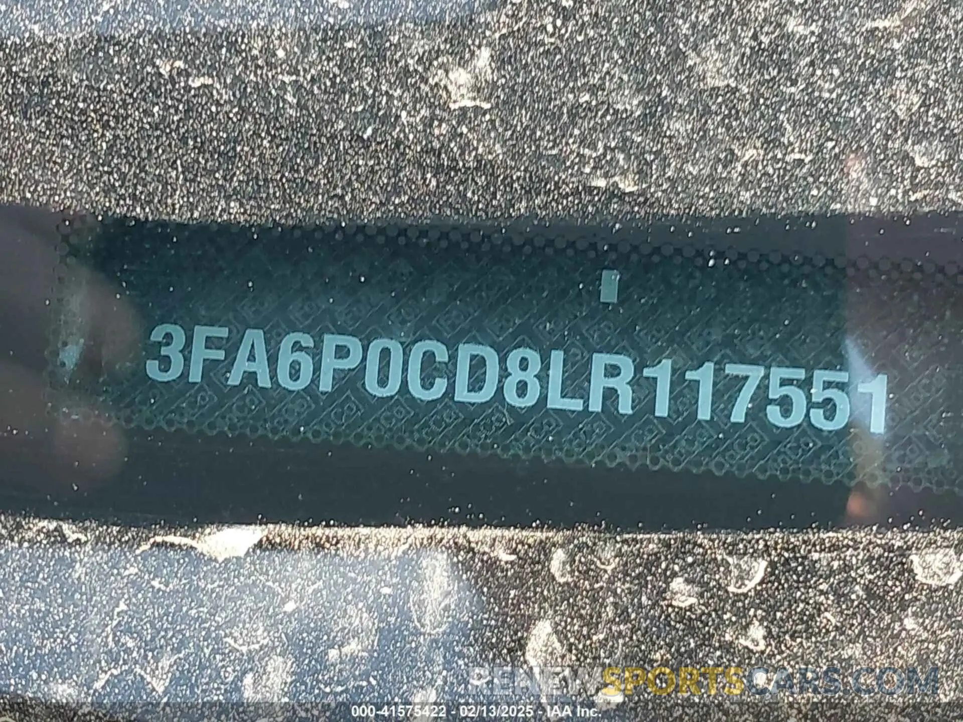 9 fotografías del automóvil dañado 3FA6P0CD8LR117551 FORD FUSION 2020