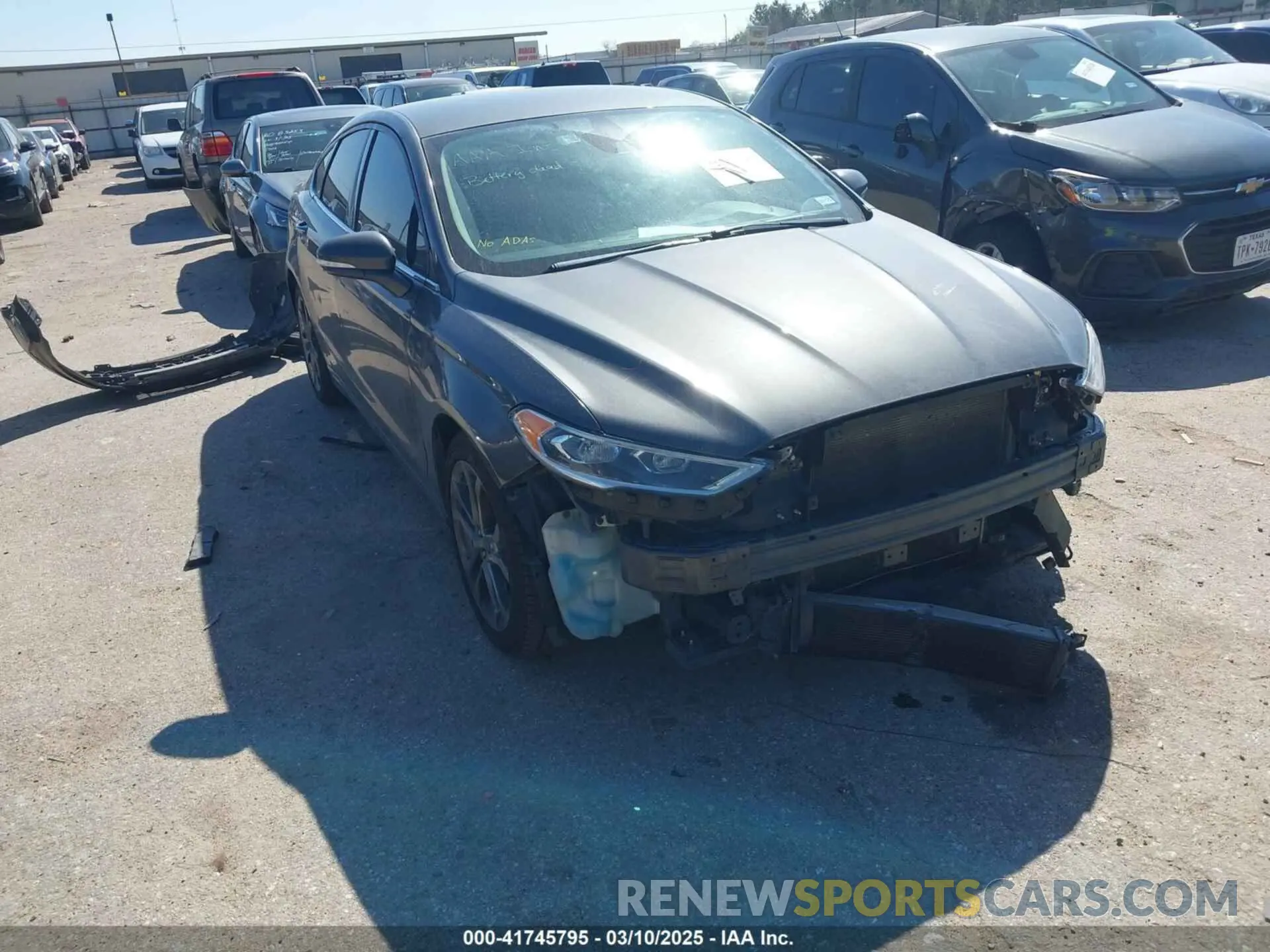 1 fotografías del automóvil dañado 3FA6P0CD8LR177474 FORD FUSION 2020