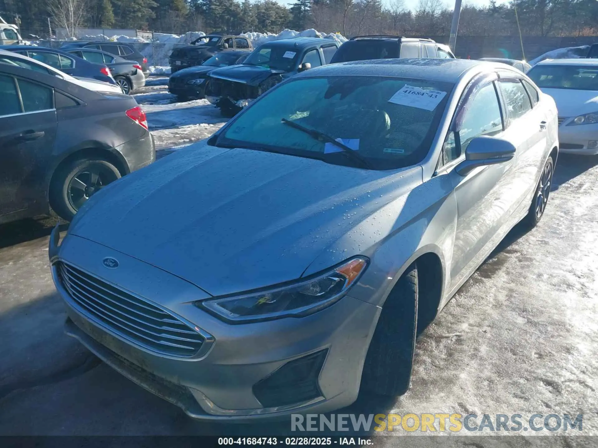 2 fotografías del automóvil dañado 3FA6P0CD9LR130972 FORD FUSION 2020