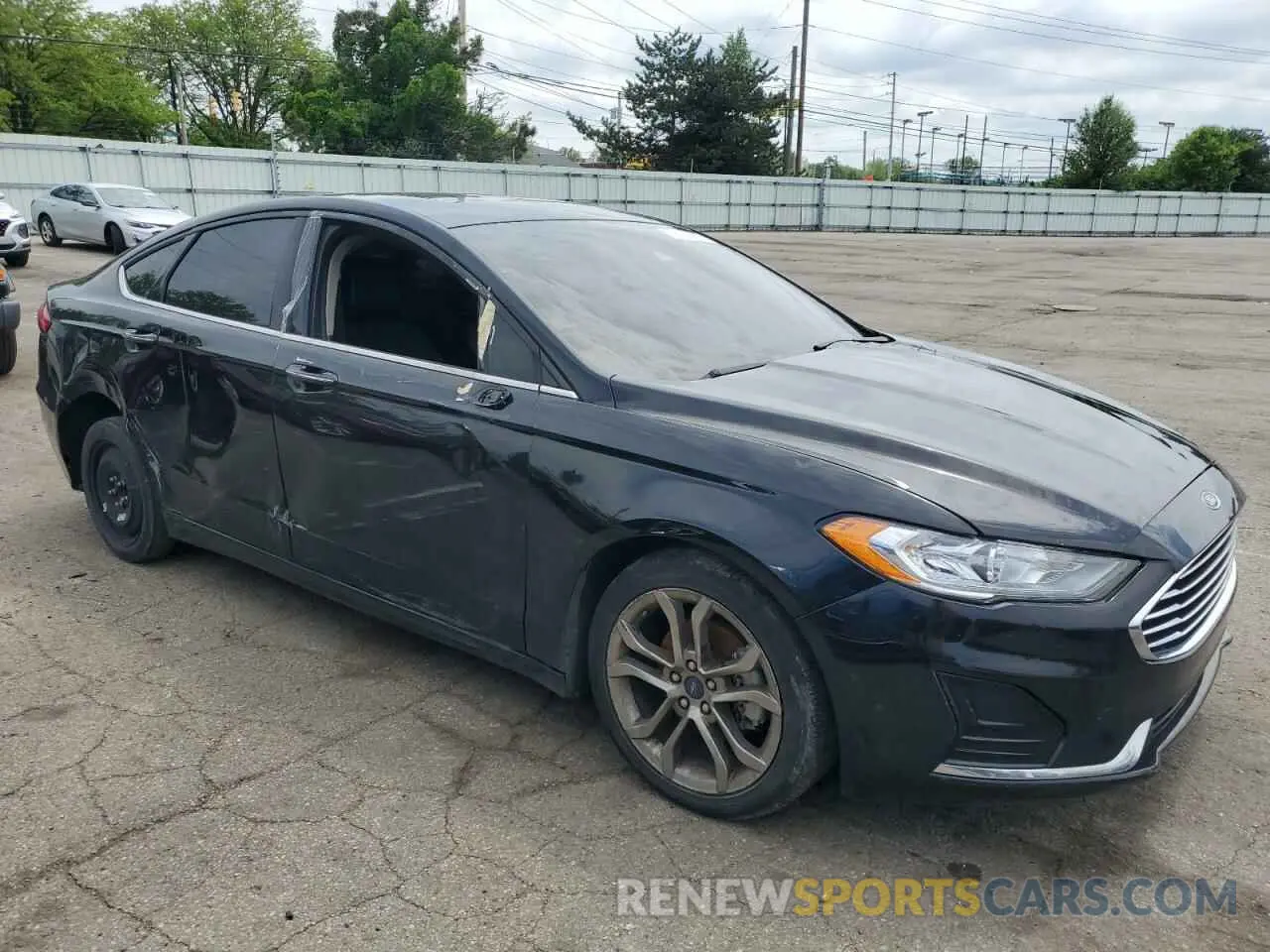 4 fotografías del automóvil dañado 3FA6P0CD9LR136772 FORD FUSION 2020