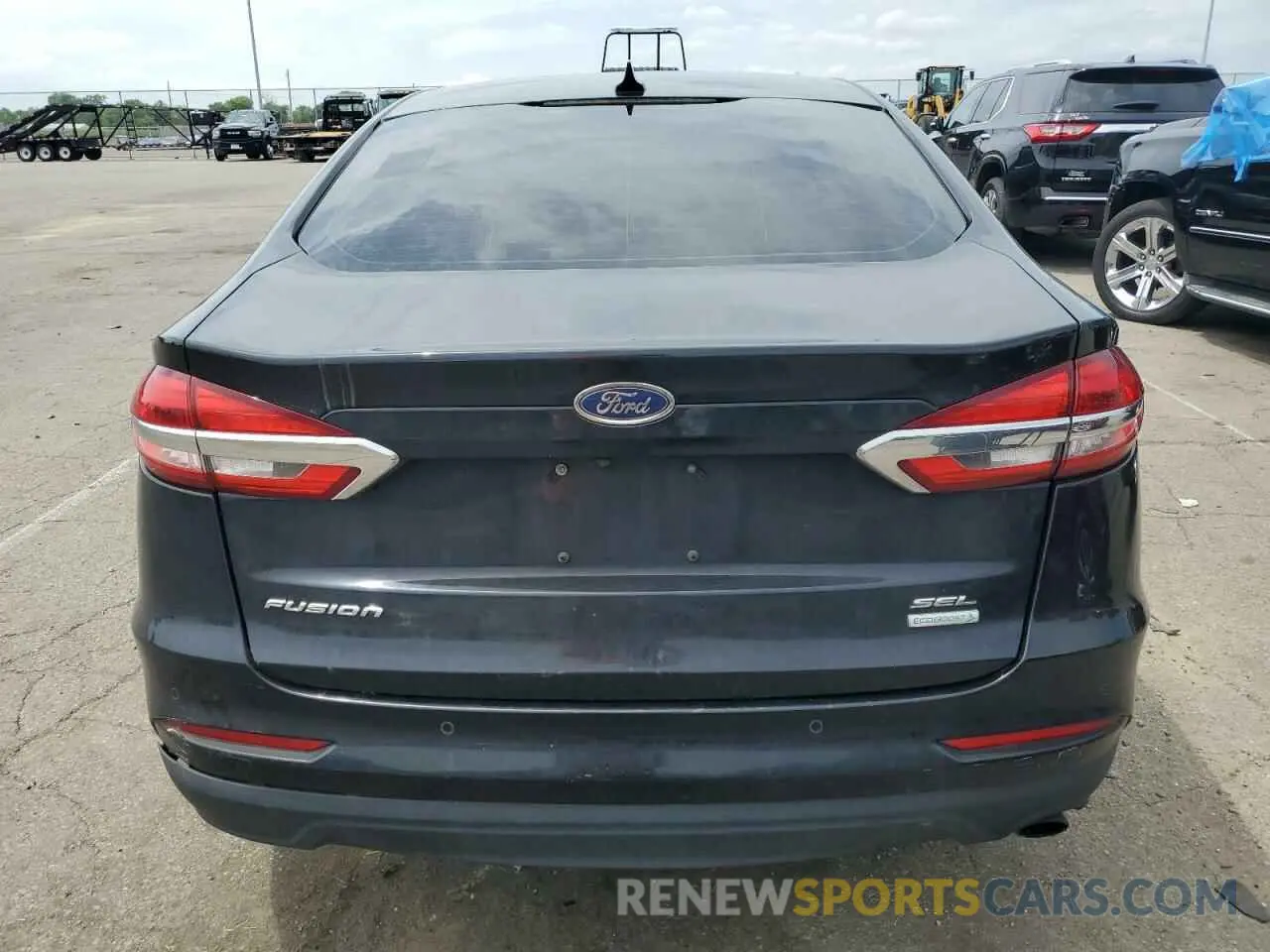 6 fotografías del automóvil dañado 3FA6P0CD9LR136772 FORD FUSION 2020