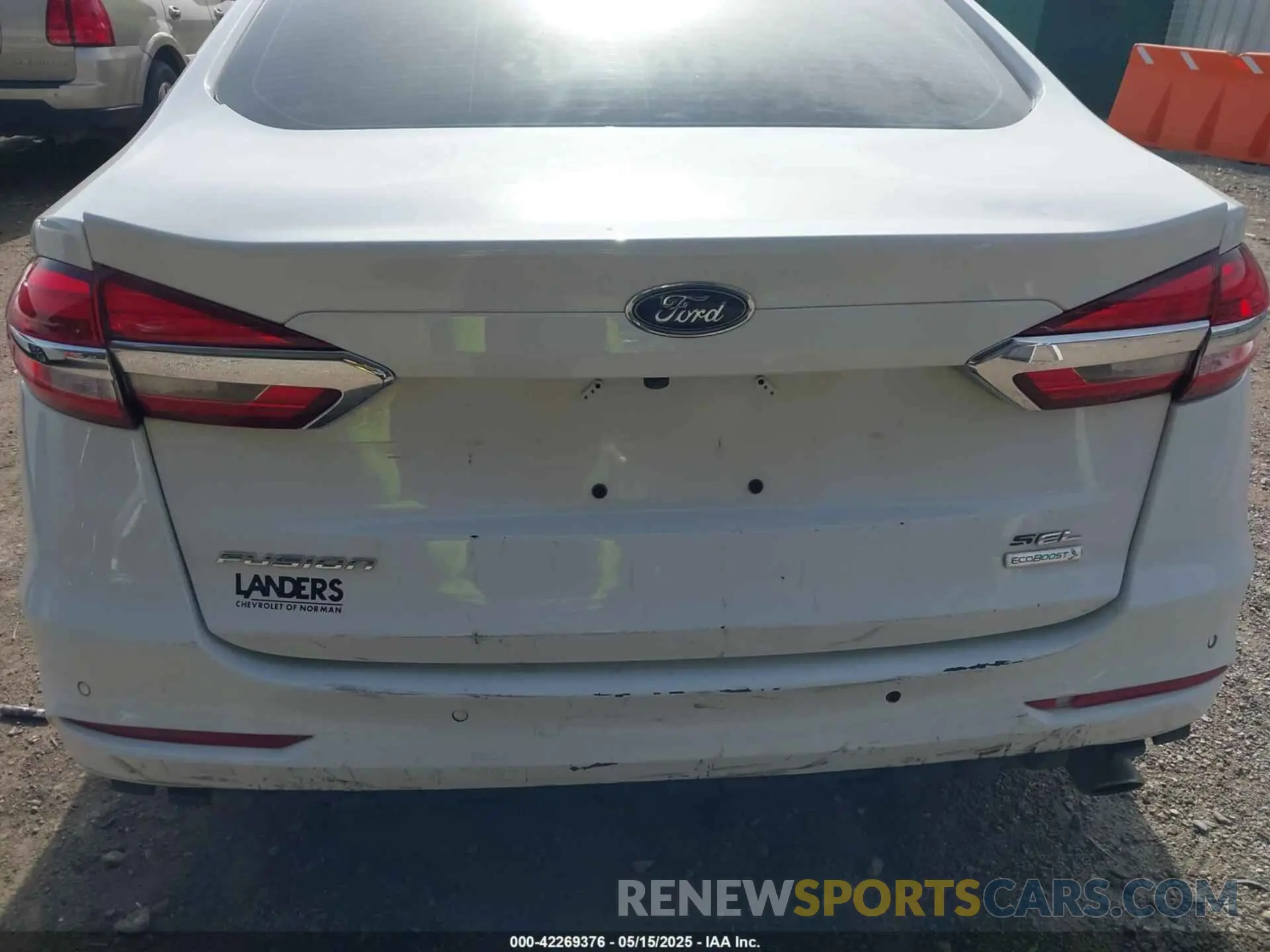 6 fotografías del automóvil dañado 3FA6P0CD9LR195854 FORD FUSION 2020