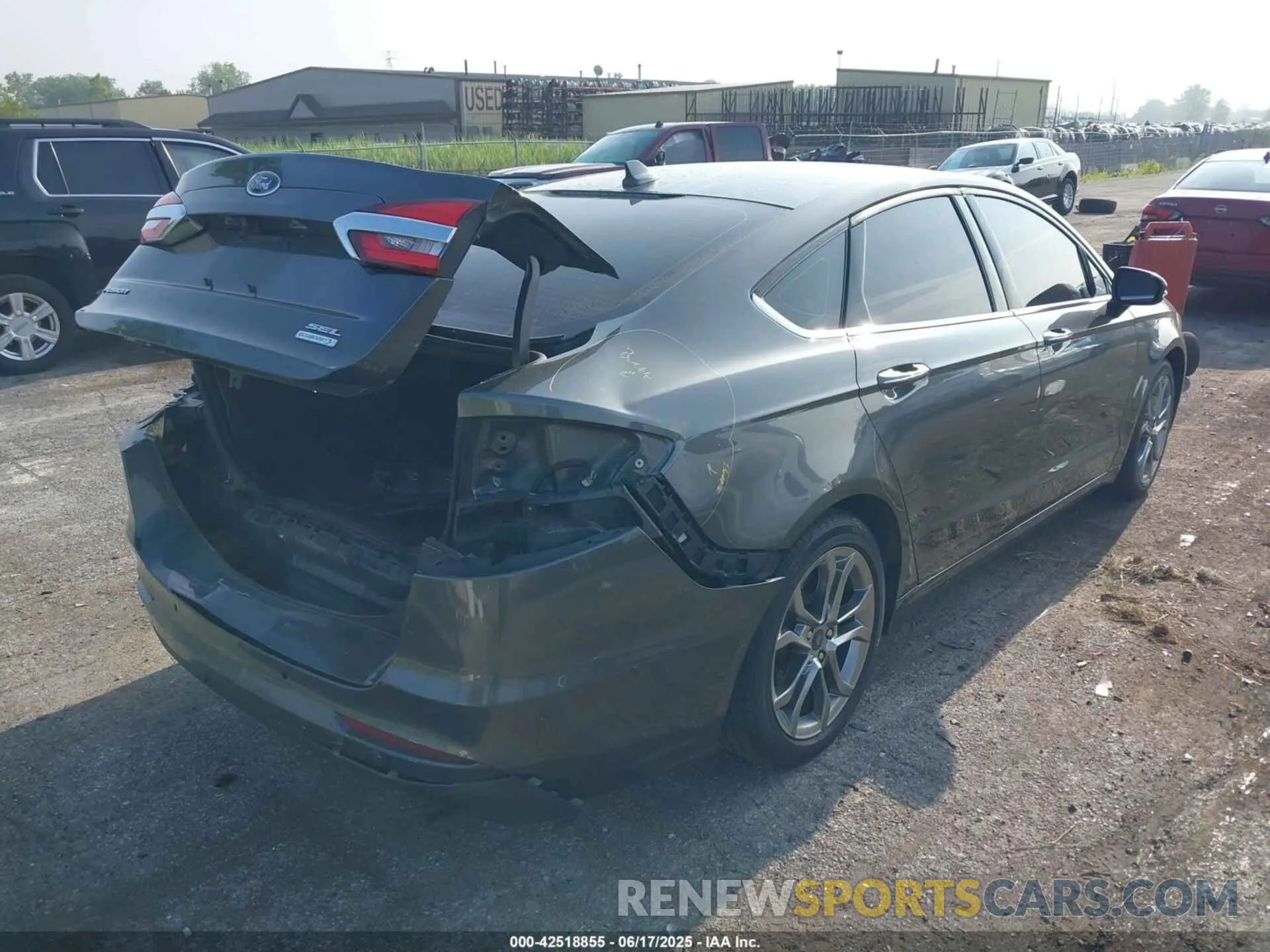 4 fotografías del automóvil dañado 3FA6P0CD9LR229470 FORD FUSION 2020