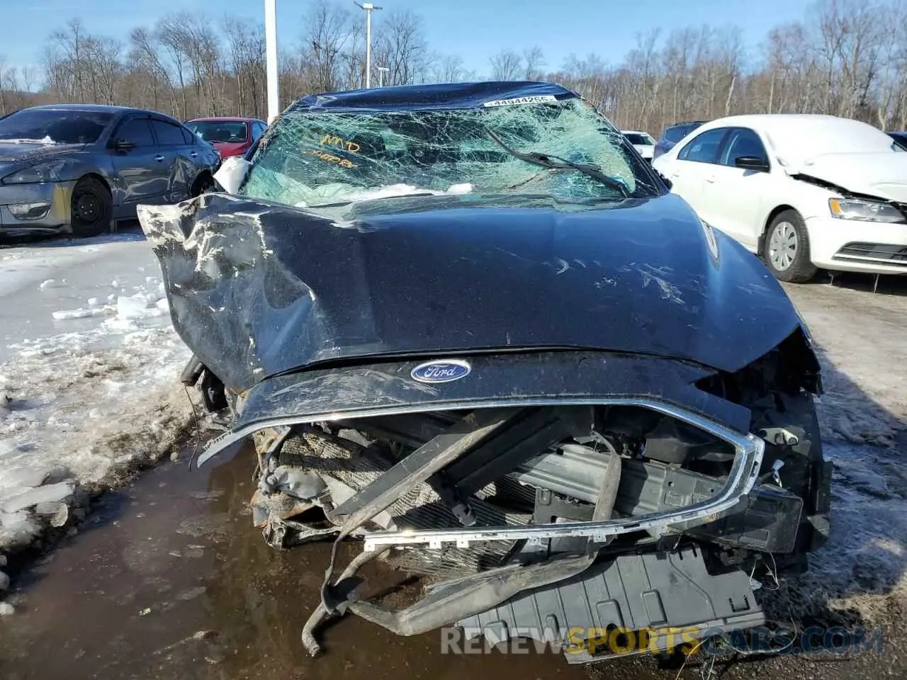 5 fotografías del automóvil dañado 3FA6P0CDXLR128292 FORD FUSION 2020