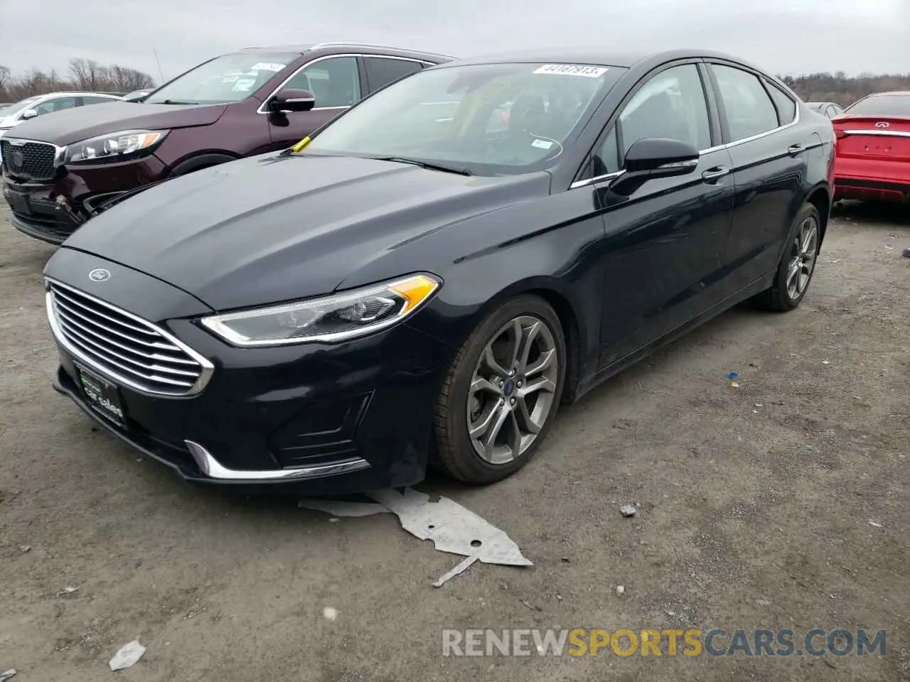 1 fotografías del automóvil dañado 3FA6P0CDXLR137154 FORD FUSION 2020
