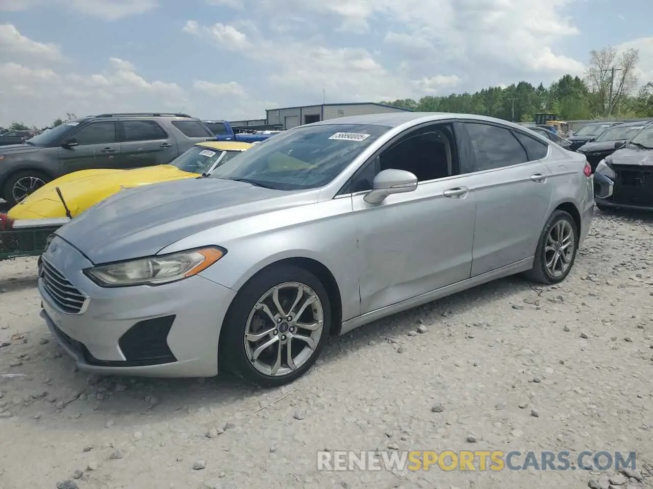 1 fotografías del automóvil dañado 3FA6P0CDXLR193210 FORD FUSION 2020