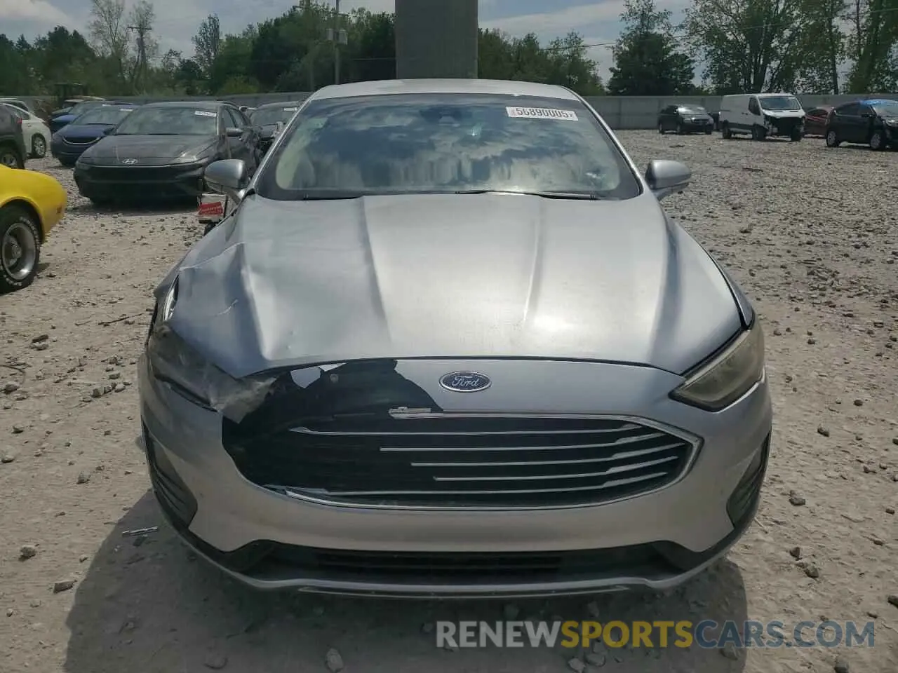 5 fotografías del automóvil dañado 3FA6P0CDXLR193210 FORD FUSION 2020