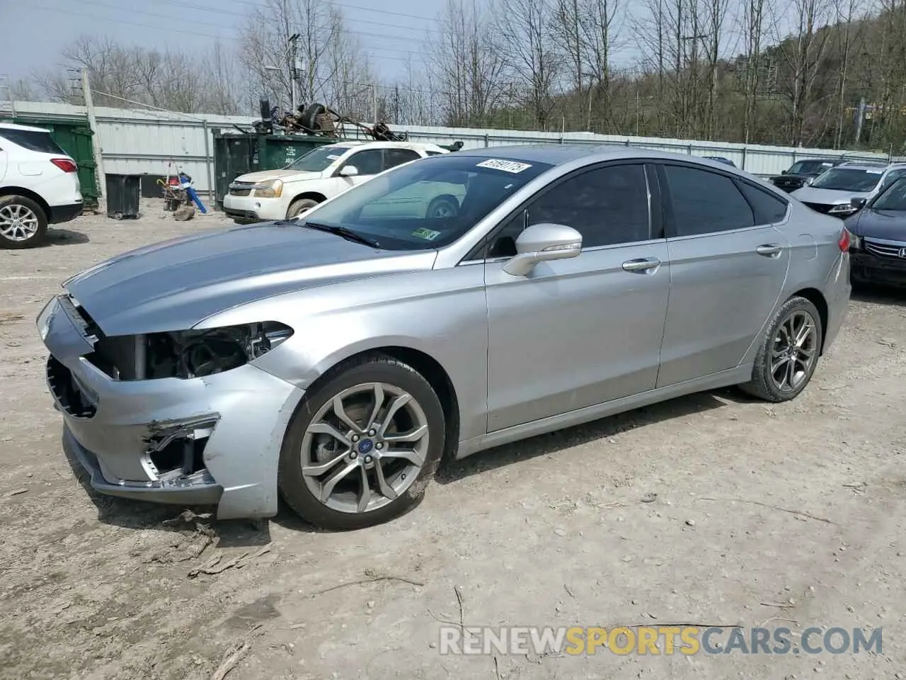 1 fotografías del automóvil dañado 3FA6P0CDXLR193322 FORD FUSION 2020