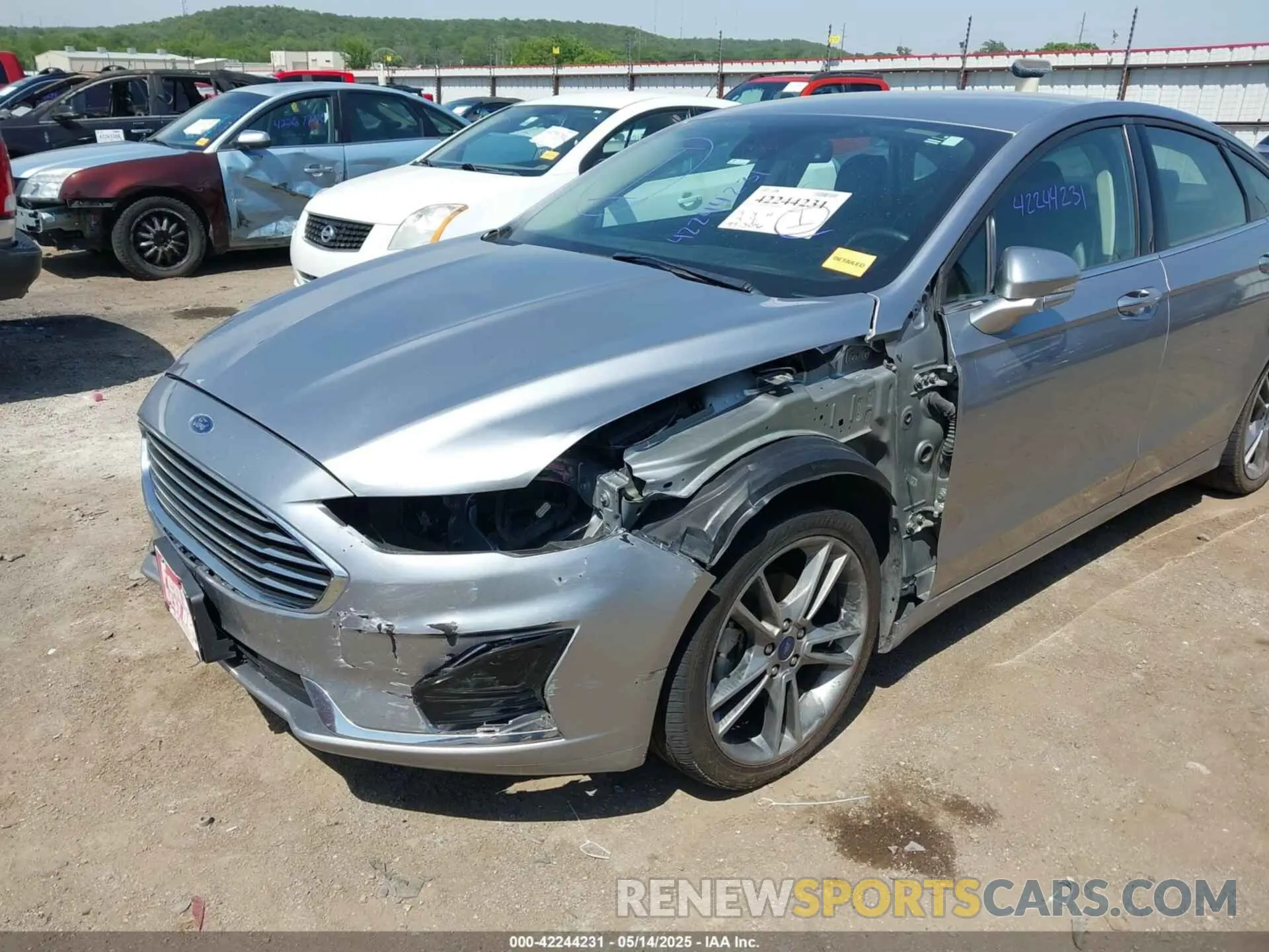 6 fotografías del automóvil dañado 3FA6P0CDXLR196124 FORD FUSION 2020