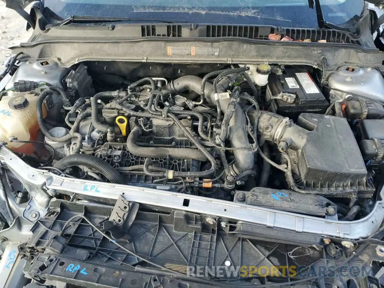 11 fotografías del automóvil dañado 3FA6P0CDXLR196530 FORD FUSION 2020
