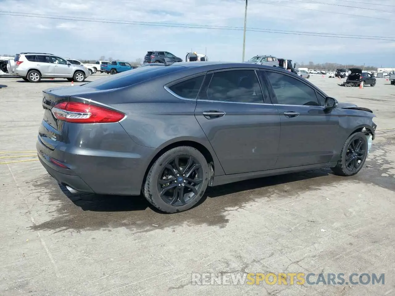 3 fotografías del automóvil dañado 3FA6P0CDXLR256306 FORD FUSION 2020