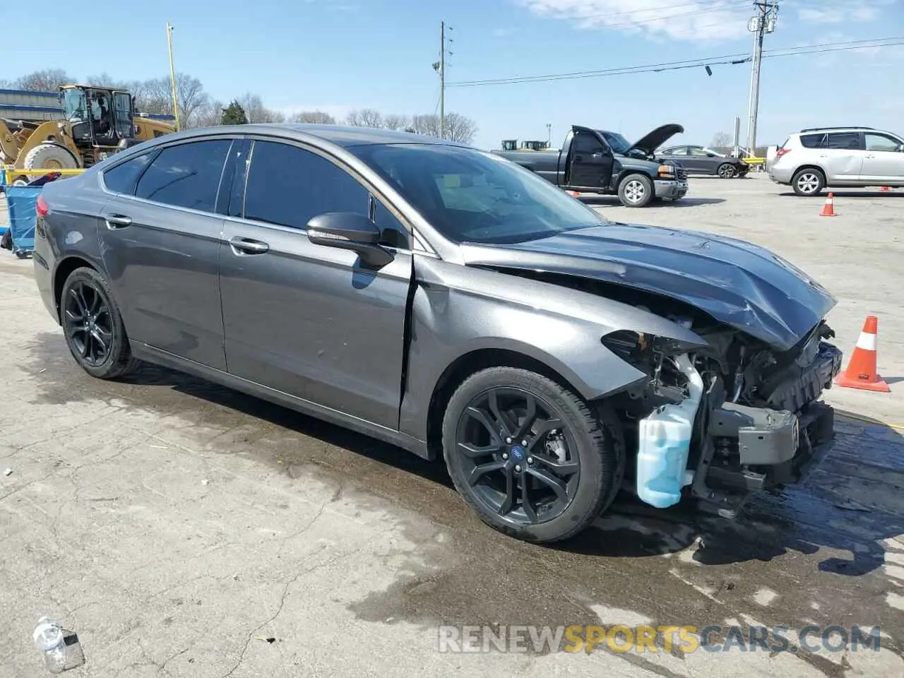 4 fotografías del automóvil dañado 3FA6P0CDXLR256306 FORD FUSION 2020