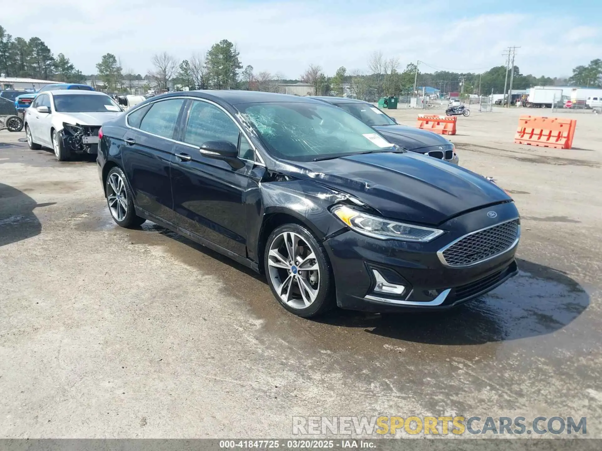 1 fotografías del automóvil dañado 3FA6P0D90LR137979 FORD FUSION 2020