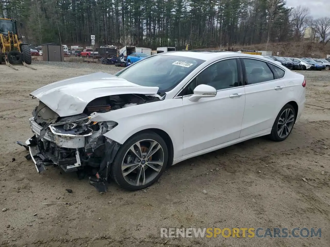 1 fotografías del automóvil dañado 3FA6P0D90LR152398 FORD FUSION 2020