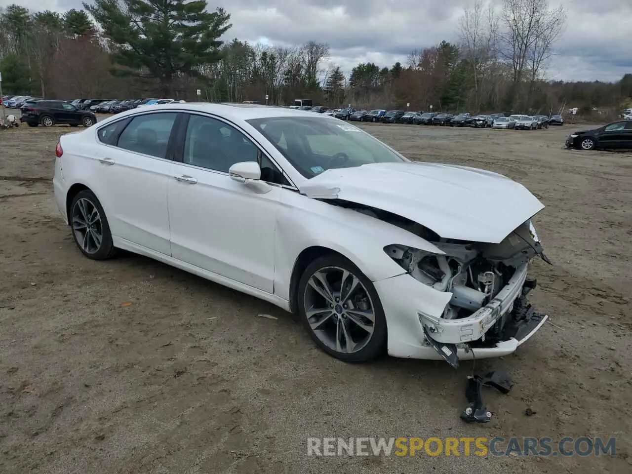 4 fotografías del automóvil dañado 3FA6P0D90LR152398 FORD FUSION 2020