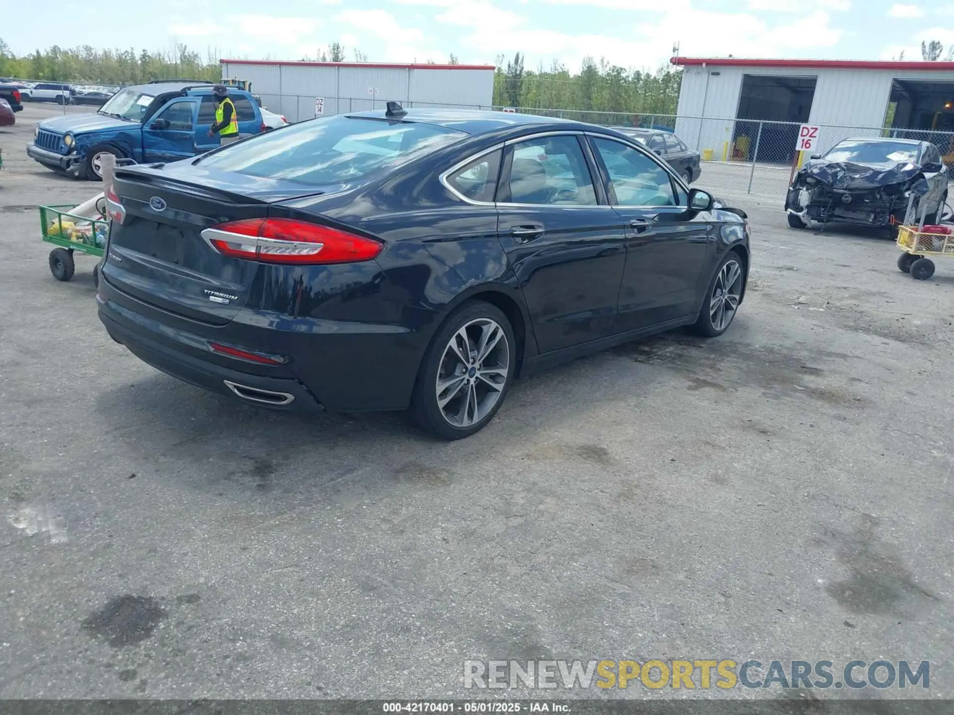 4 fotografías del automóvil dañado 3FA6P0D90LR175065 FORD FUSION 2020