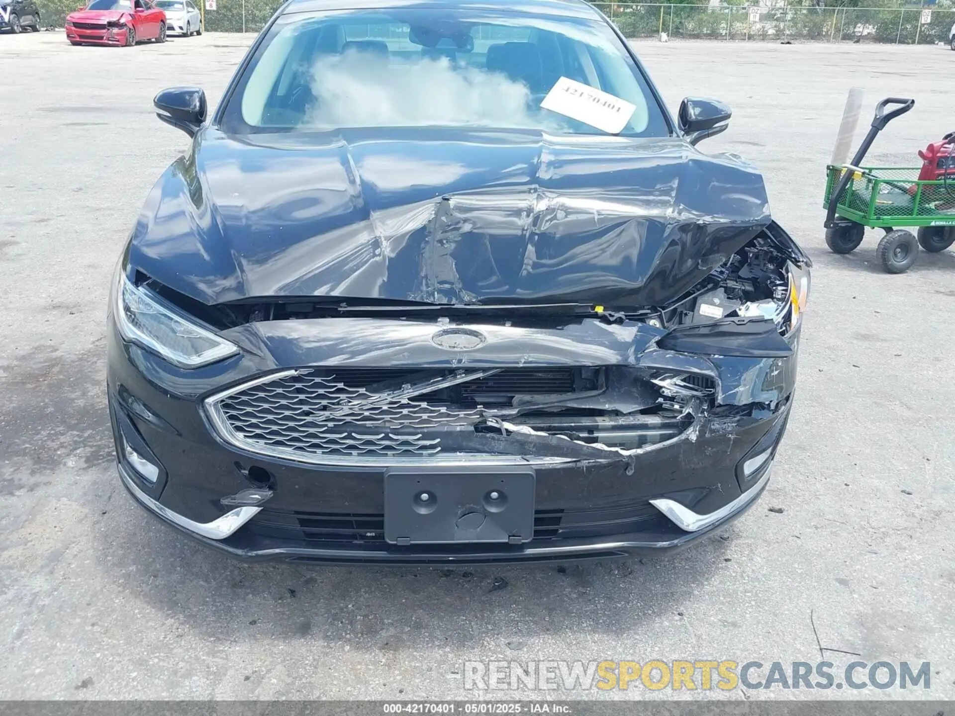 6 fotografías del automóvil dañado 3FA6P0D90LR175065 FORD FUSION 2020