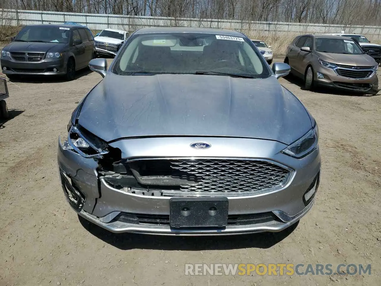 5 fotografías del automóvil dañado 3FA6P0D92LR192336 FORD FUSION 2020