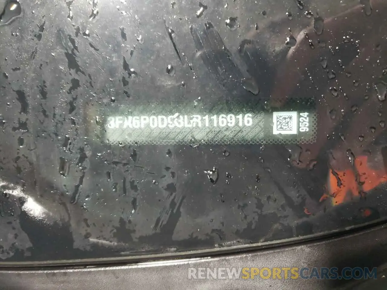 12 fotografías del automóvil dañado 3FA6P0D93LR116916 FORD FUSION 2020