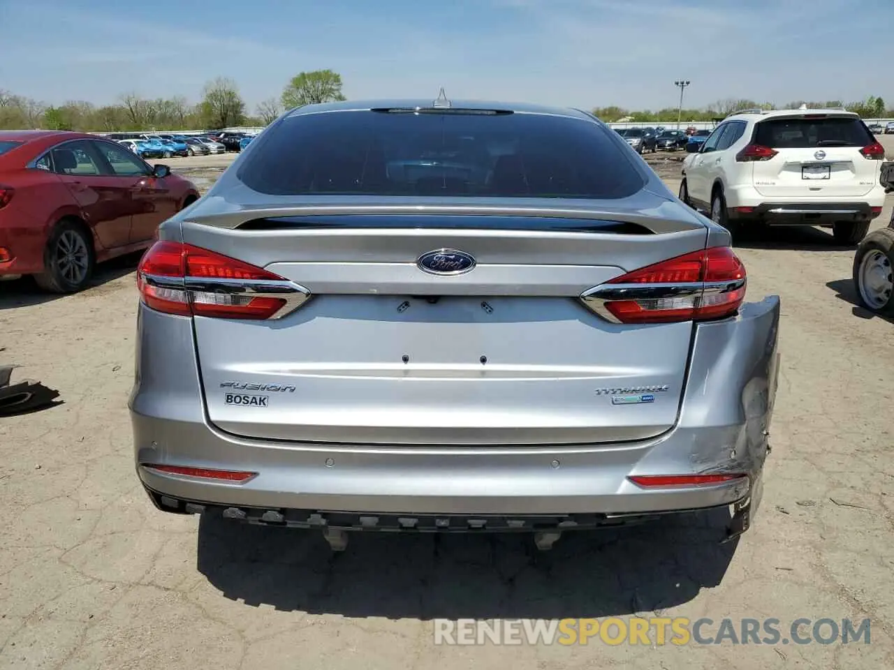 6 fotografías del automóvil dañado 3FA6P0D93LR117113 FORD FUSION 2020