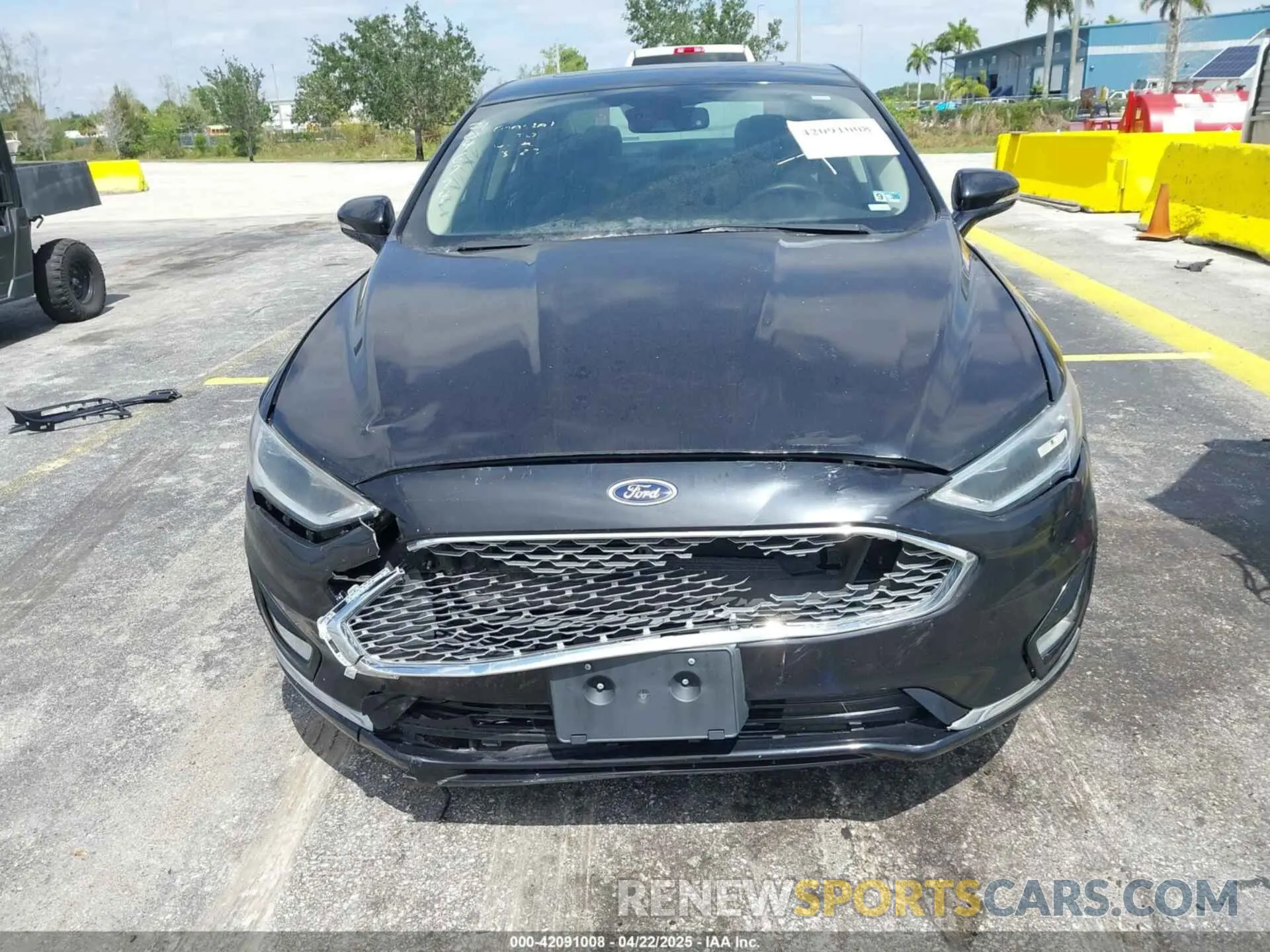 6 fotografías del automóvil dañado 3FA6P0D93LR117287 FORD FUSION 2020