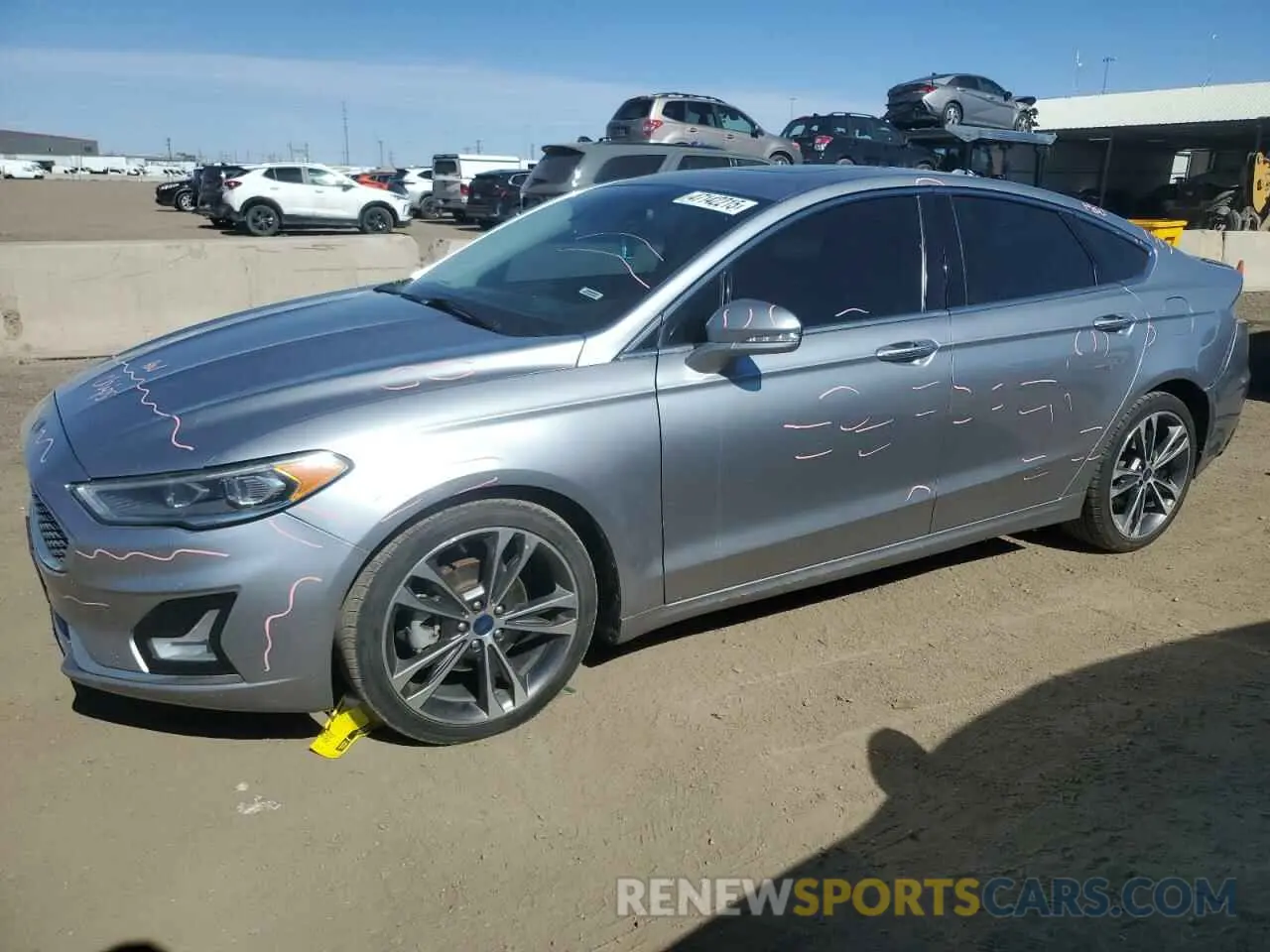 1 fotografías del automóvil dañado 3FA6P0D93LR117984 FORD FUSION 2020