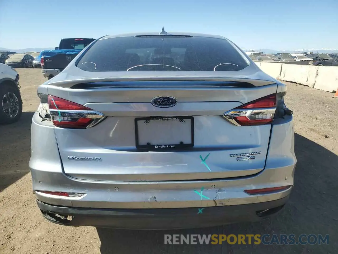 6 fotografías del automóvil dañado 3FA6P0D93LR117984 FORD FUSION 2020