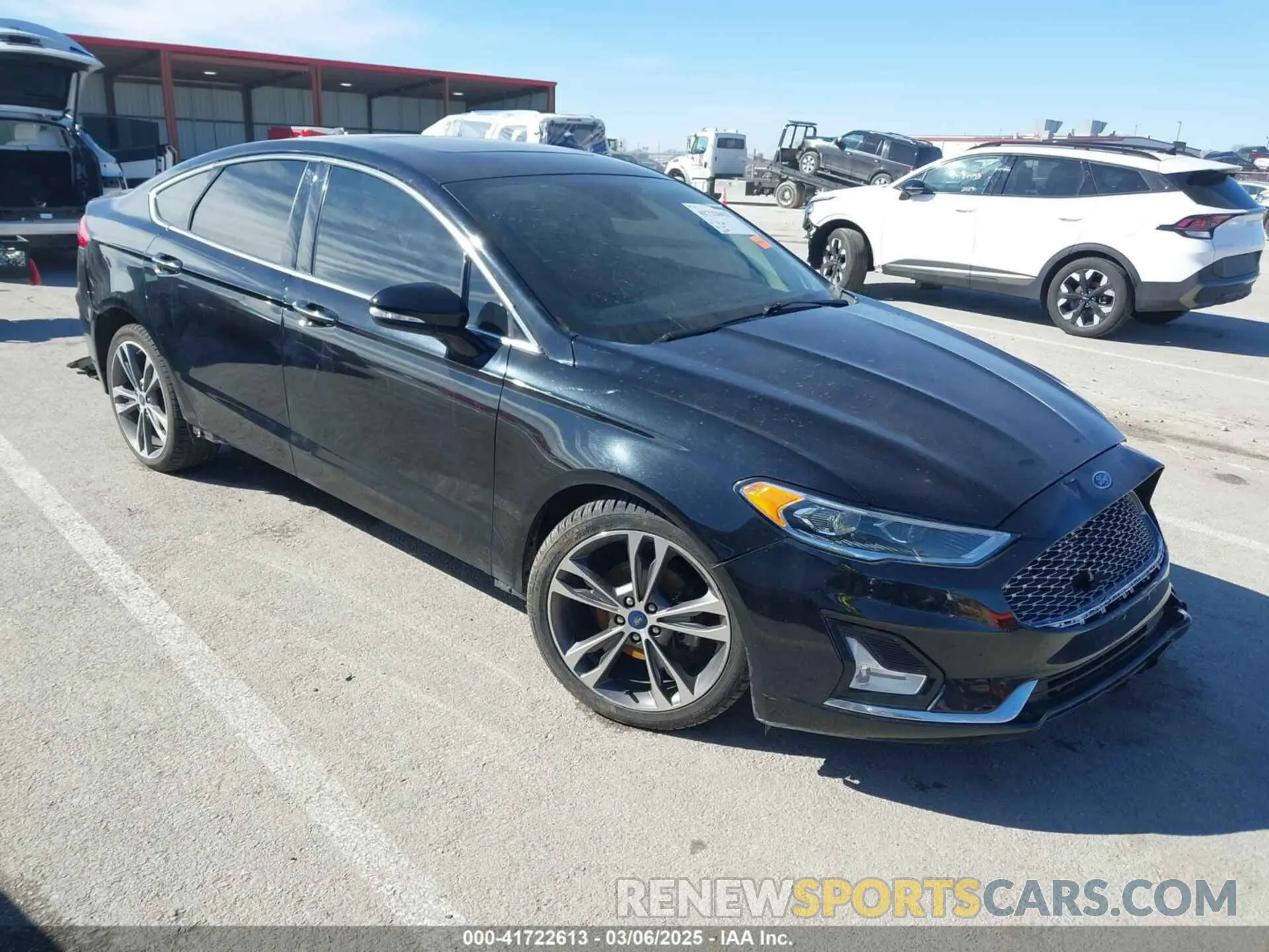 1 fotografías del automóvil dañado 3FA6P0D93LR131495 FORD FUSION 2020