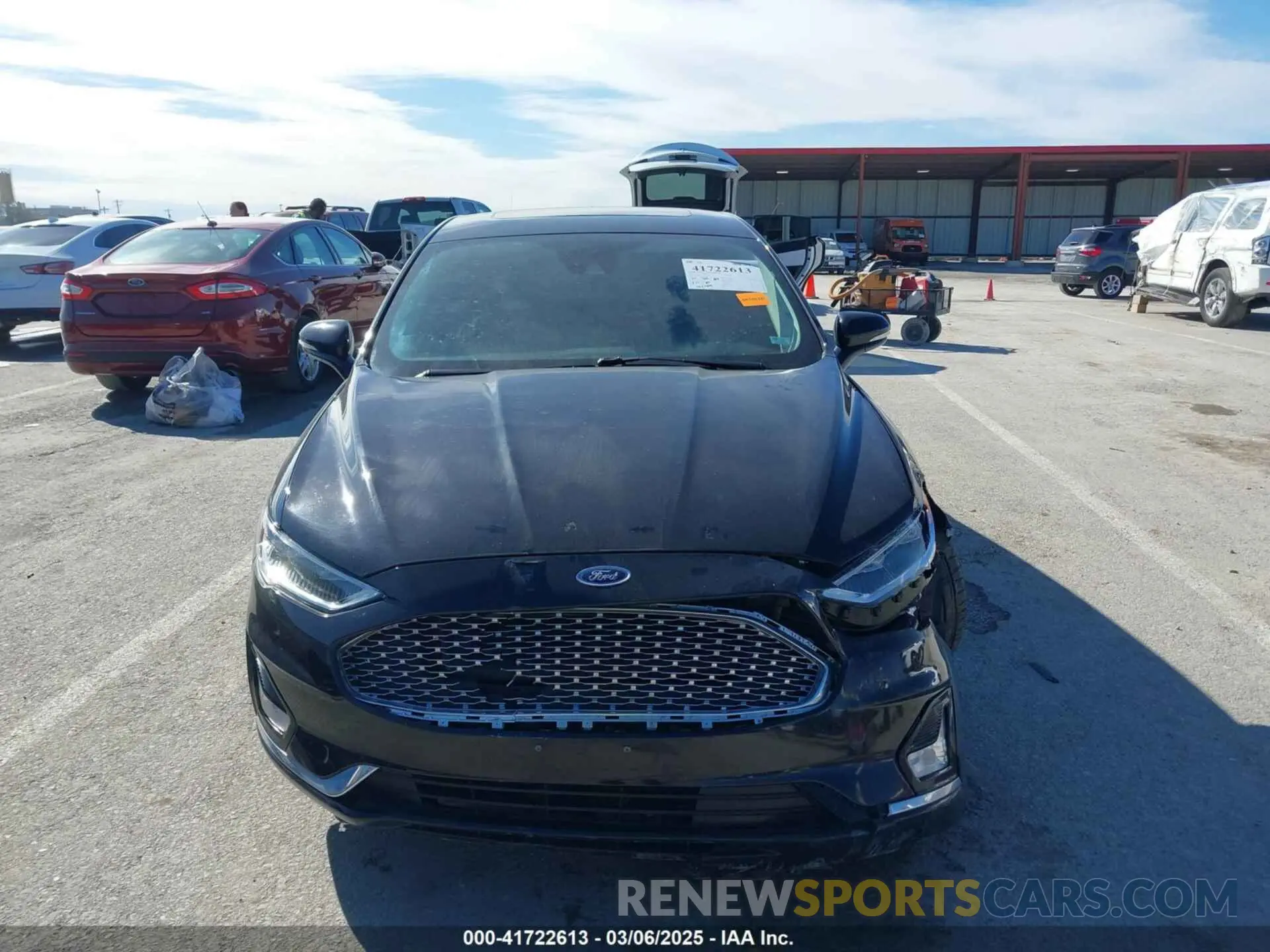 13 fotografías del automóvil dañado 3FA6P0D93LR131495 FORD FUSION 2020