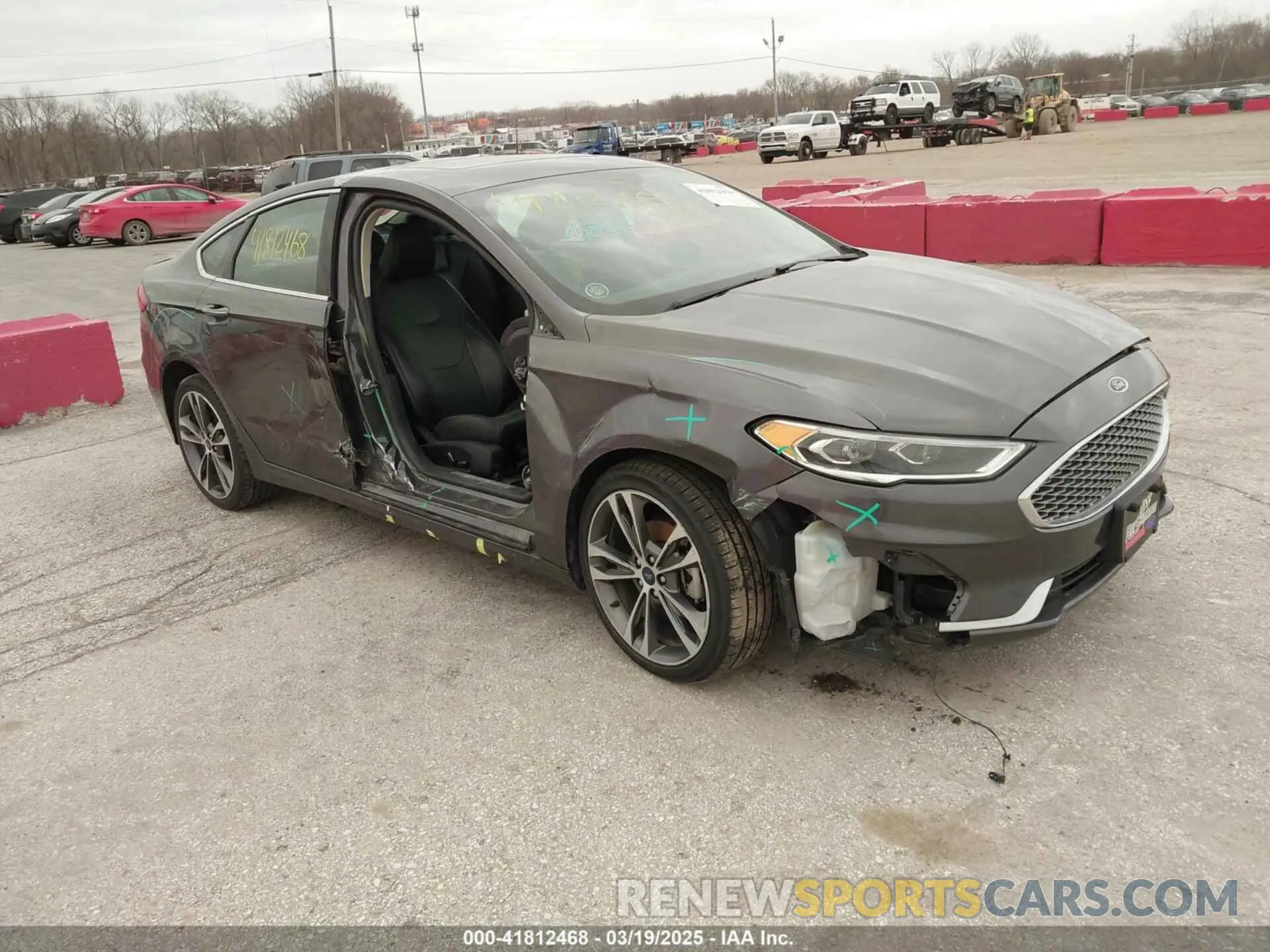 1 fotografías del automóvil dañado 3FA6P0D94LR138861 FORD FUSION 2020