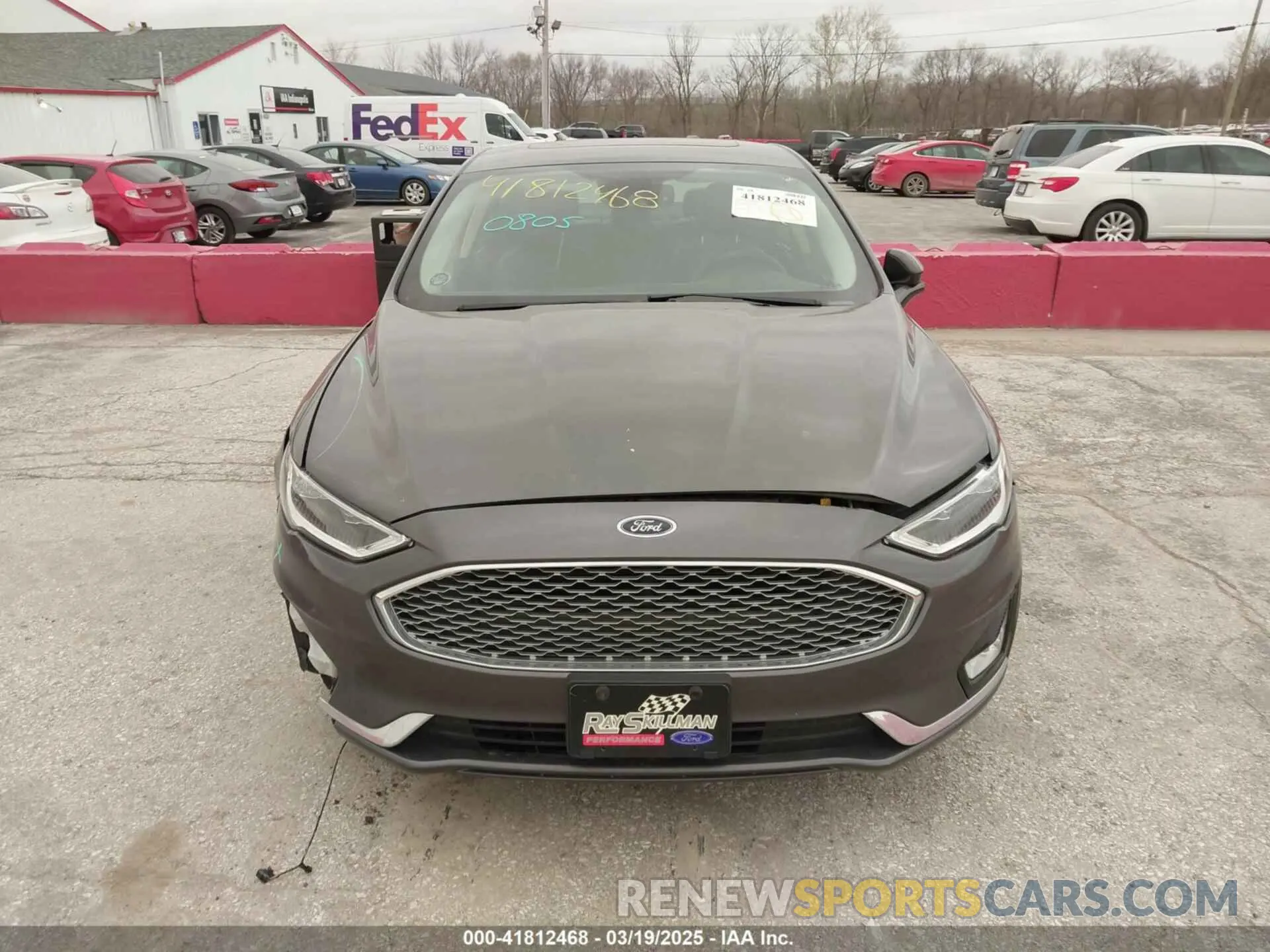 12 fotografías del automóvil dañado 3FA6P0D94LR138861 FORD FUSION 2020