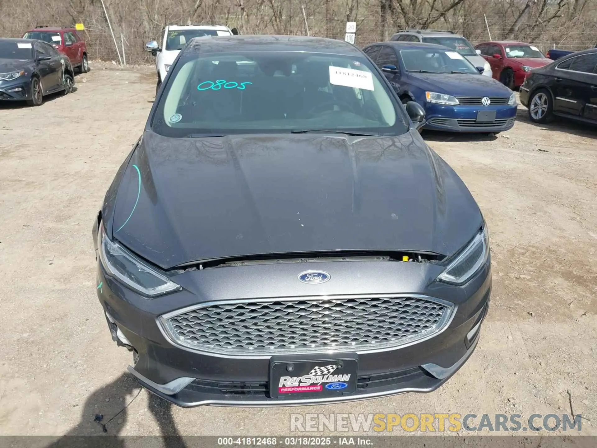 19 fotografías del automóvil dañado 3FA6P0D94LR138861 FORD FUSION 2020