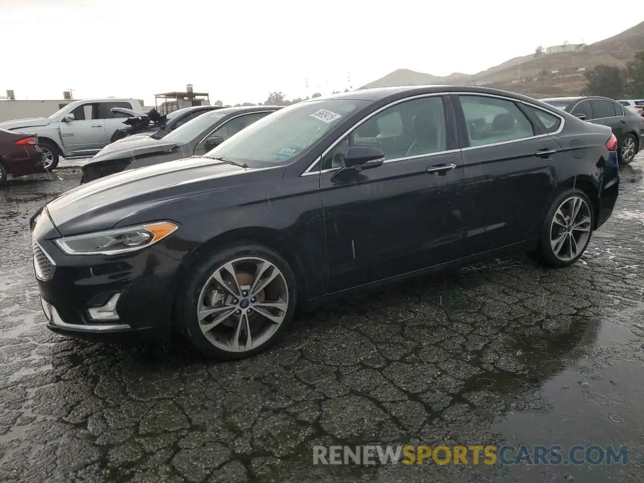 1 fotografías del automóvil dañado 3FA6P0D94LR153375 FORD FUSION 2020