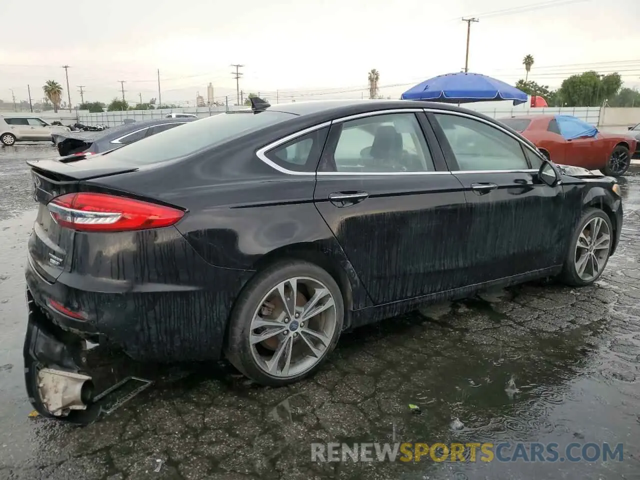 3 fotografías del automóvil dañado 3FA6P0D94LR153375 FORD FUSION 2020