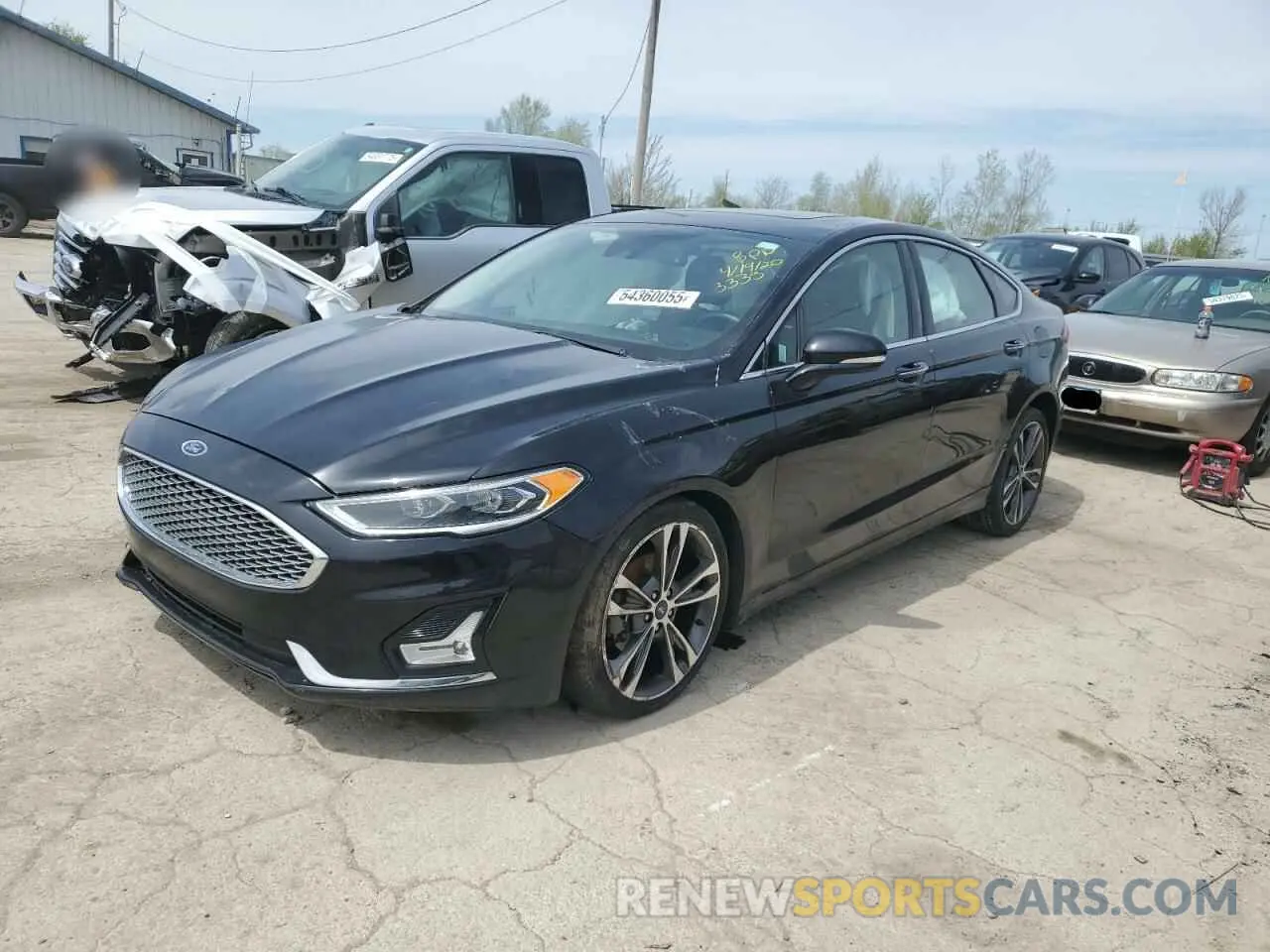 1 fotografías del automóvil dañado 3FA6P0D95LR193335 FORD FUSION 2020