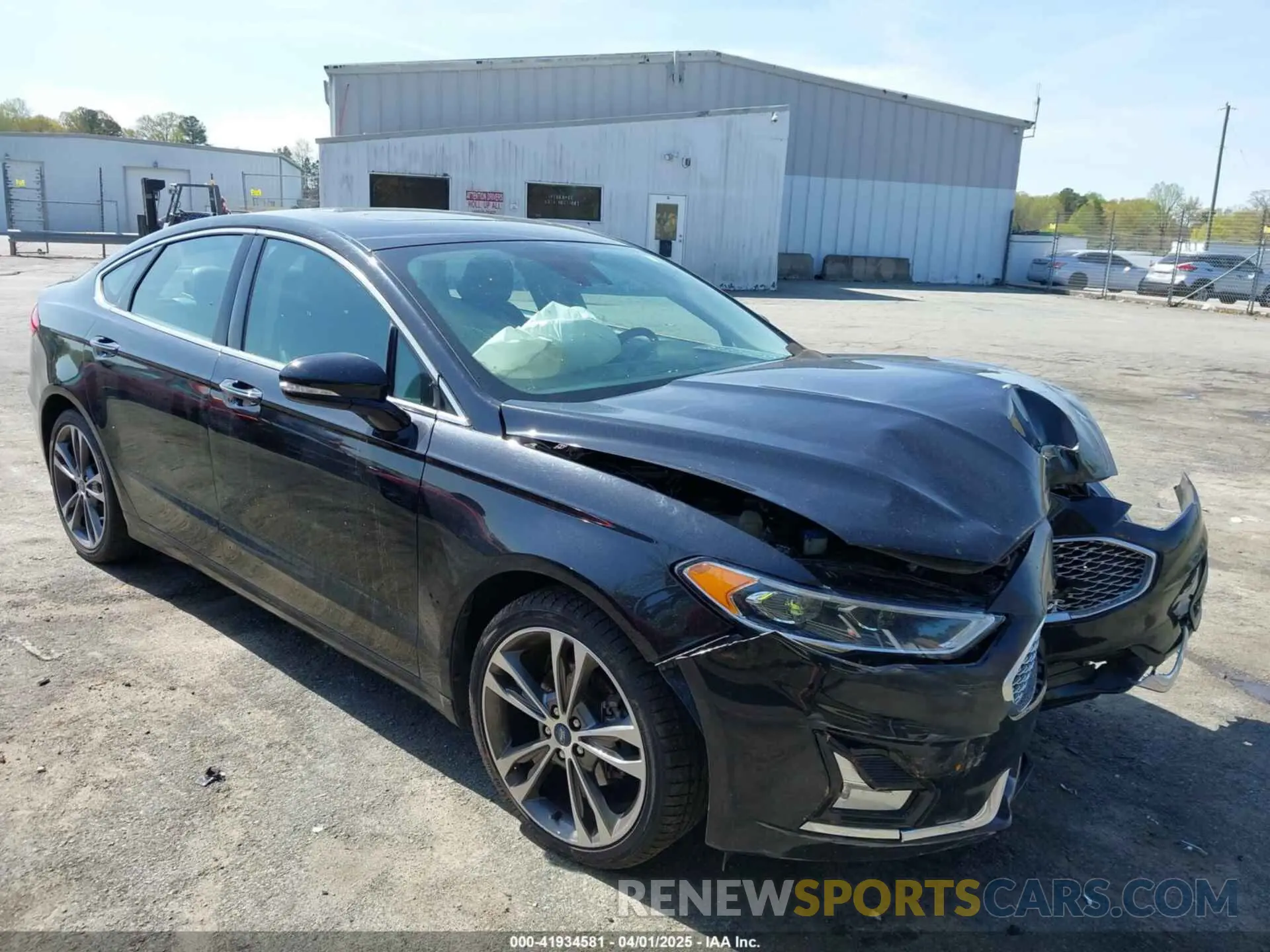 1 fotografías del automóvil dañado 3FA6P0D96LR133693 FORD FUSION 2020