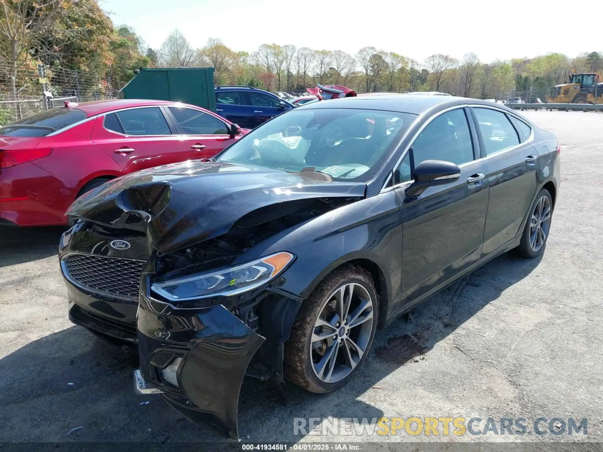 2 fotografías del automóvil dañado 3FA6P0D96LR133693 FORD FUSION 2020