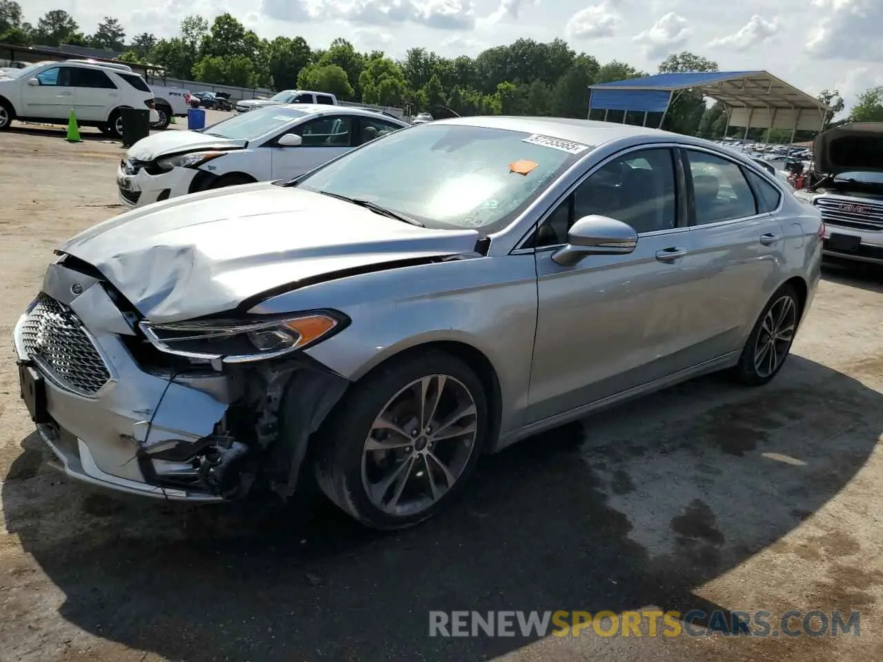 1 fotografías del automóvil dañado 3FA6P0D97LR138594 FORD FUSION 2020