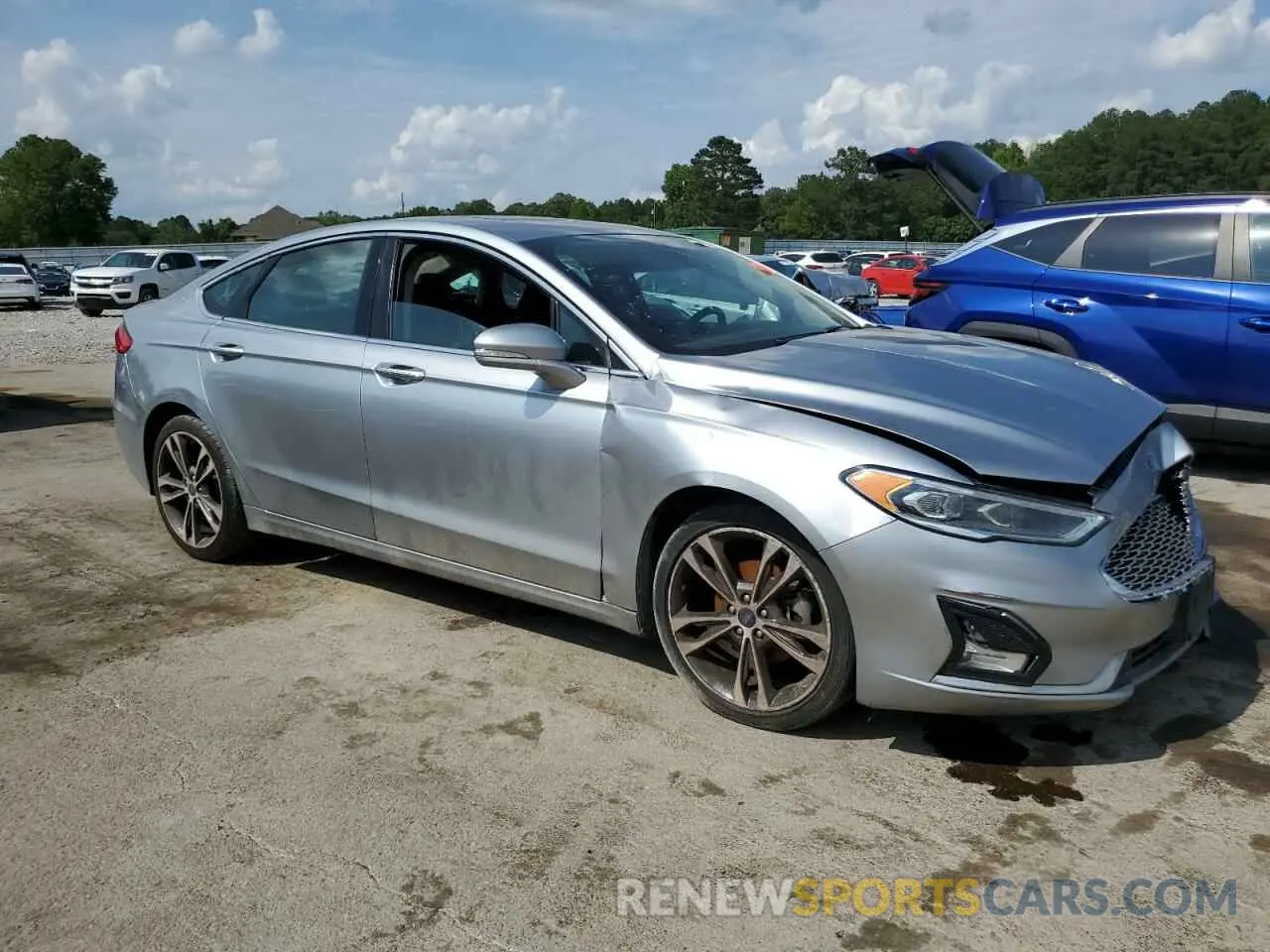 4 fotografías del automóvil dañado 3FA6P0D97LR138594 FORD FUSION 2020