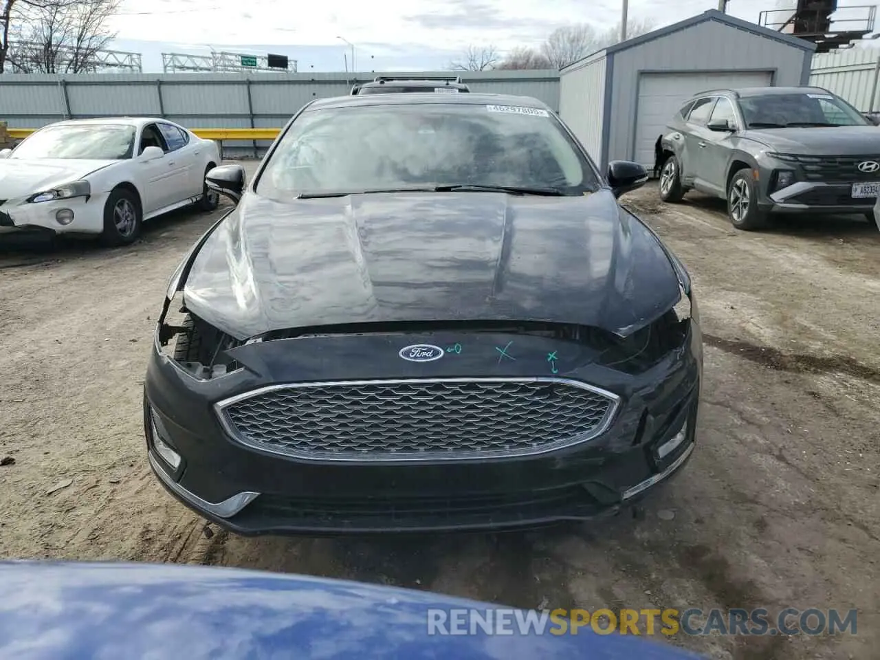 5 fotografías del automóvil dañado 3FA6P0D97LR173720 FORD FUSION 2020